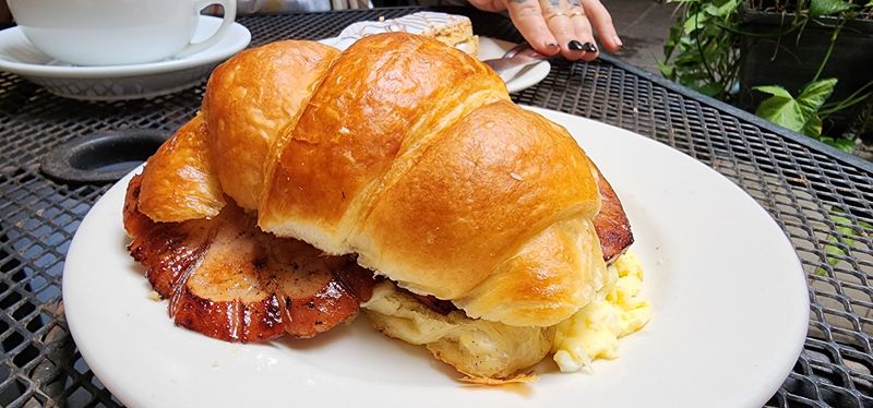 Try A Savory Croissant Sandwich
