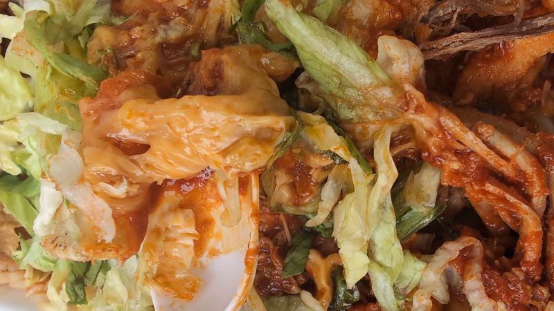 Melted Cheese Covers The Stuffed Sopapillas