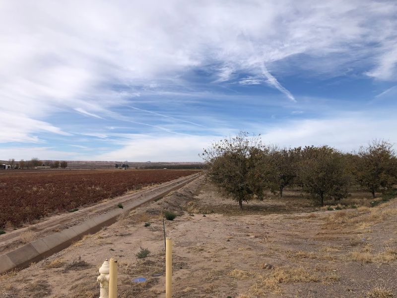 Desert Mountains Frame The Farming Valley