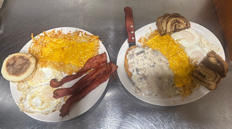 Farm Egg Hash Browns With Onions