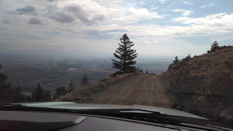 The Road Up Cedar Mountain