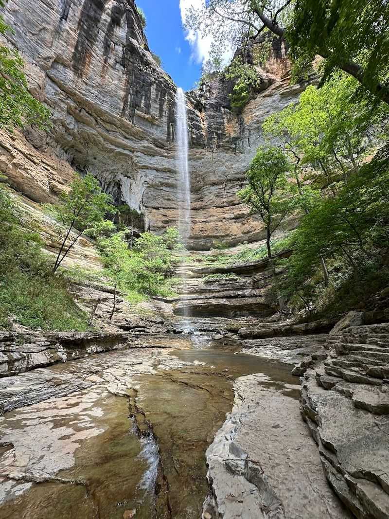 Hemmed-In Hollow Falls