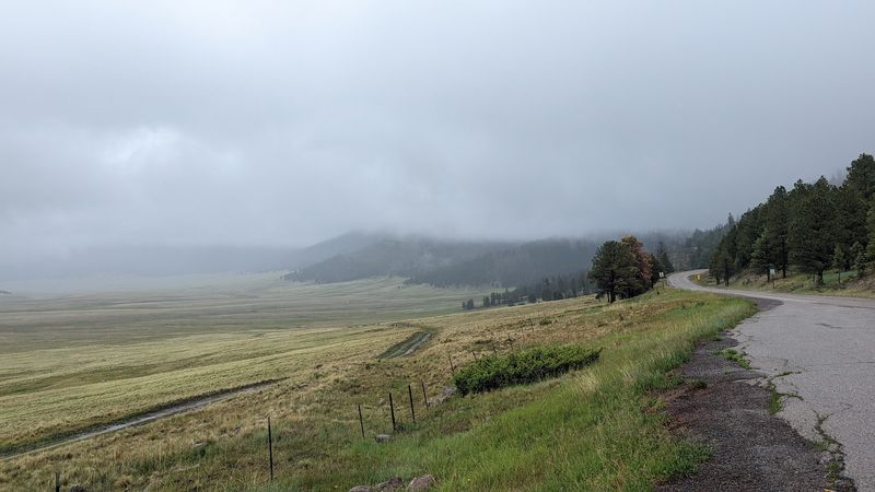 Soft Clouds Over An Ancient Caldera