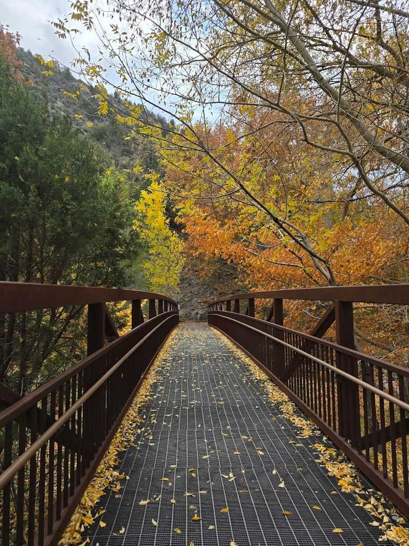 A Scenic Walk Between Stone And Sky