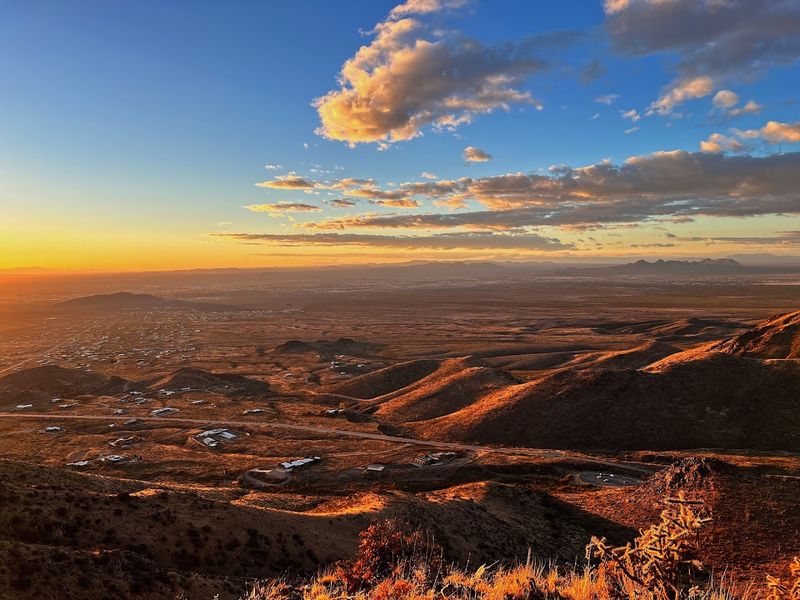 Golden Light Across The Organ Mountains