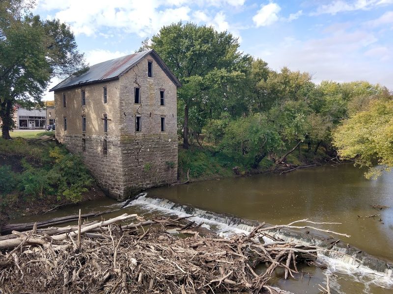 Drinkwater and Schriver Flour Mill, Cedar Point, Kansas
