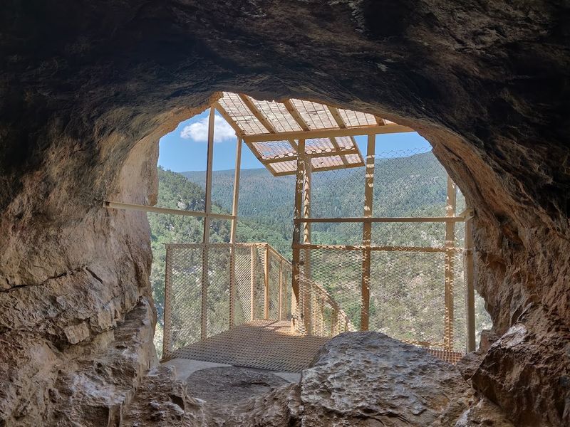 A Quiet Cave Above The Canyon