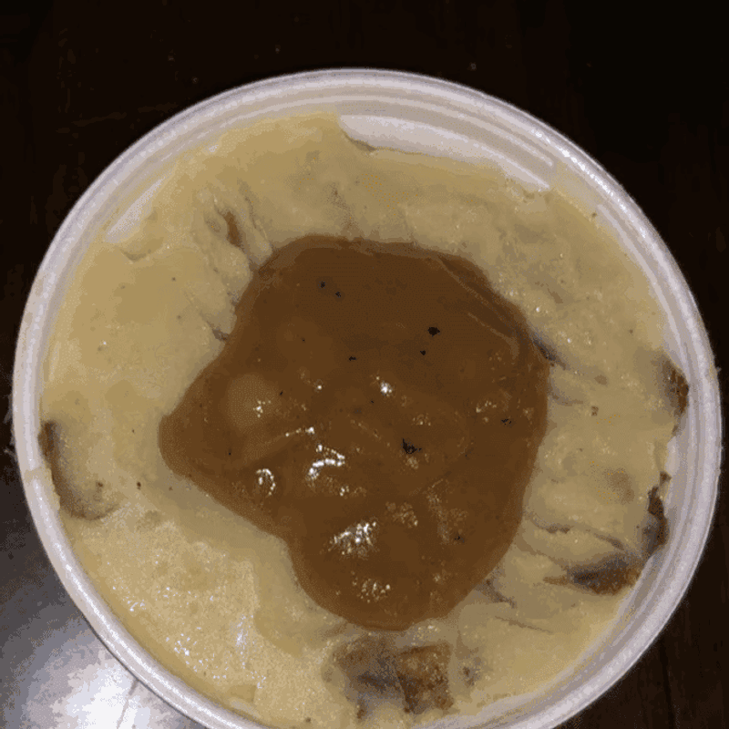 Mashed Potatoes And Gravy Done The Old-Fashioned Way