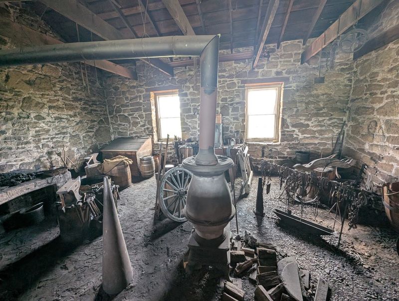 A Working Blacksmith Demonstration Brings History To Life