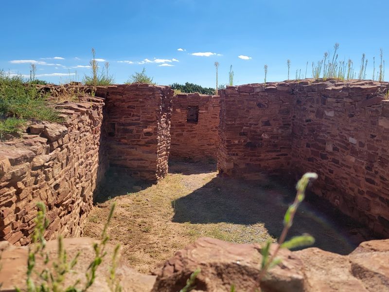 Mission Ruins Framed By High Desert Silence