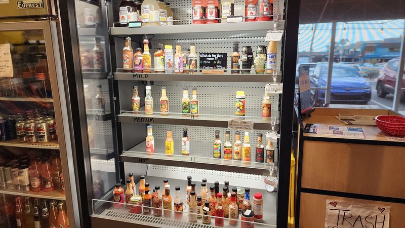 The Hot Sauce Wall Is Legendary