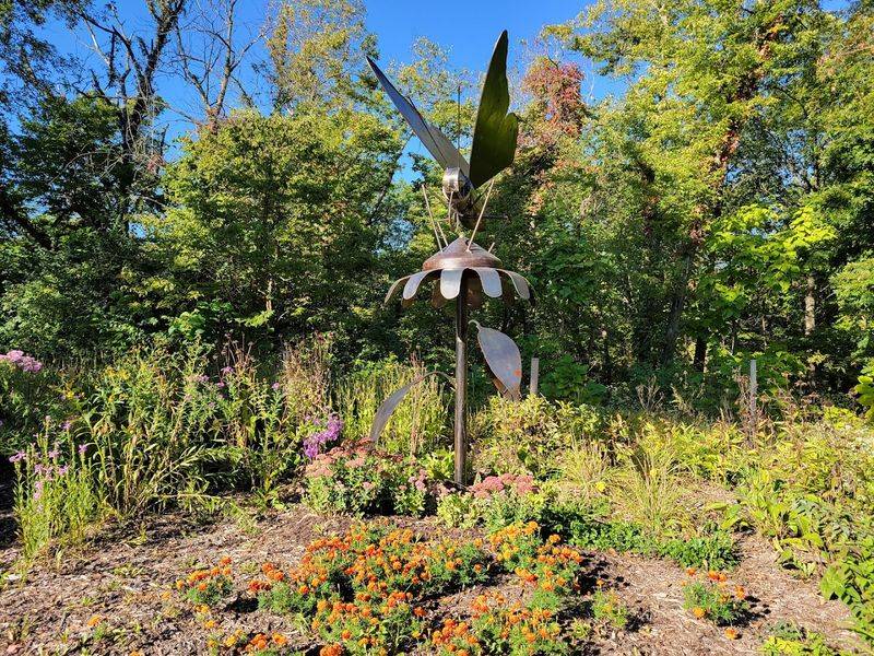 The Monarch Garden and Sculptures Along the Way