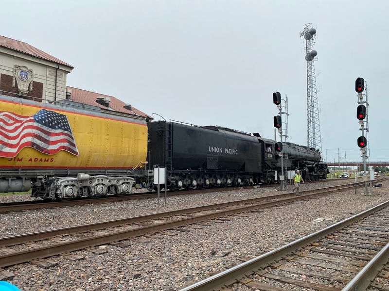 Big Boy Locomotive Visits That Stop Traffic