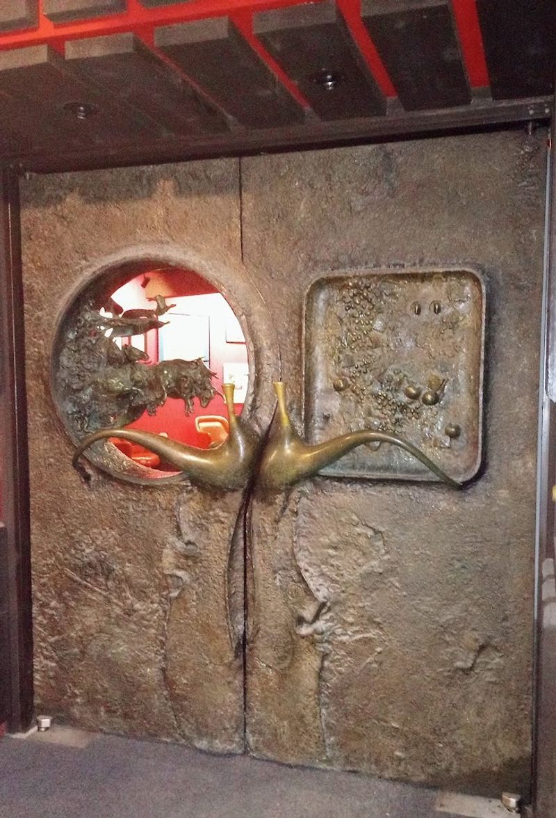 The Brass Steer Horn Doors That Set The Tone Before You Even Sit Down