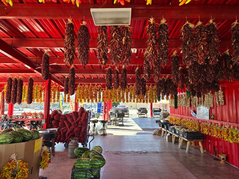 Roadside Farm Stands Glow With Fiery Color