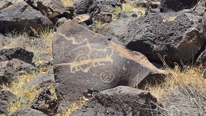 Hidden Carvings Along The Canyon Walls