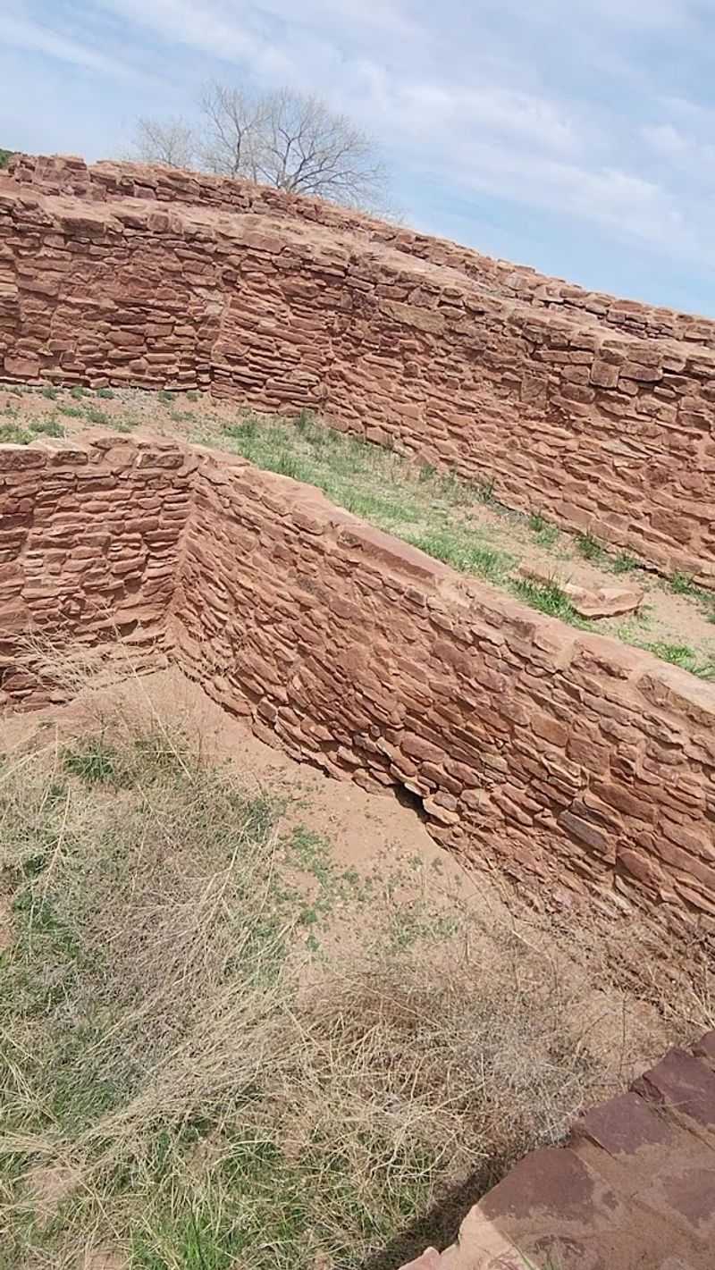 Pueblo Footprints And Mission Walls