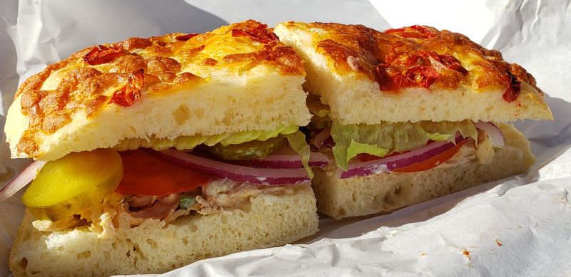 Sandwiches Built On House Bread