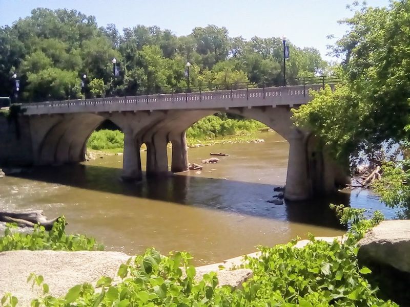 The Cottonwood River Gives The Town Its Name And Its Calm