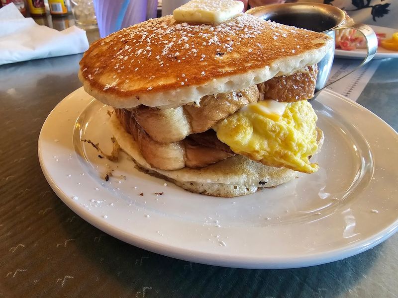 Stuffed French Toast Pancakes