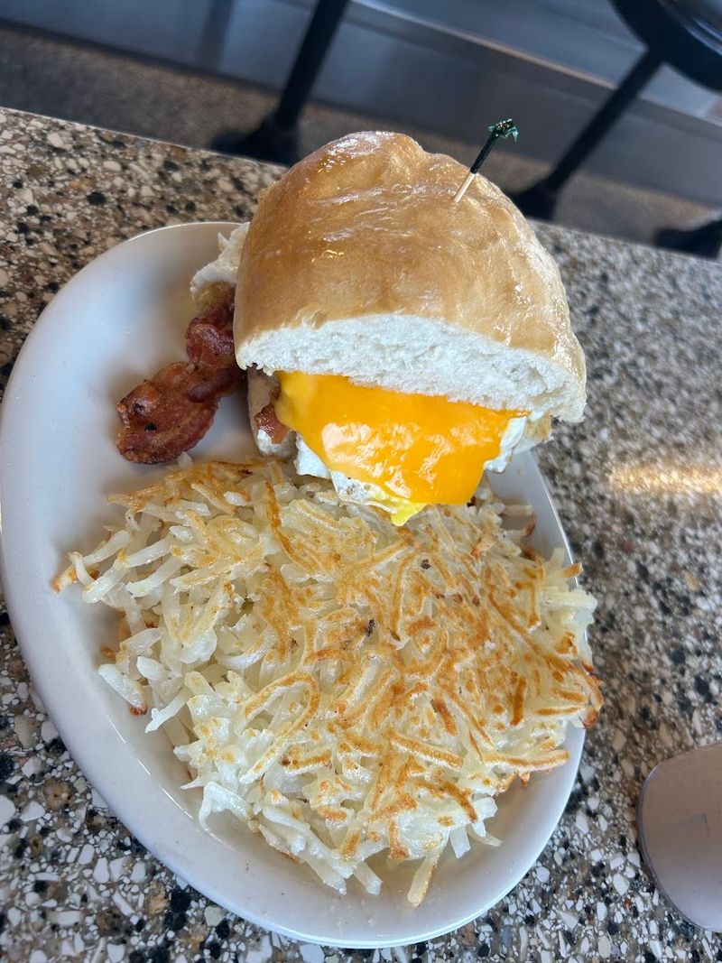 Breakfast Sandwiches Built On Fresh Bread
