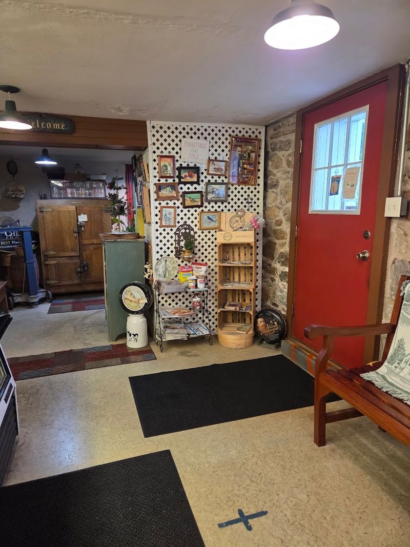 The Shop Sits In The Lower Level Of A Charming Building