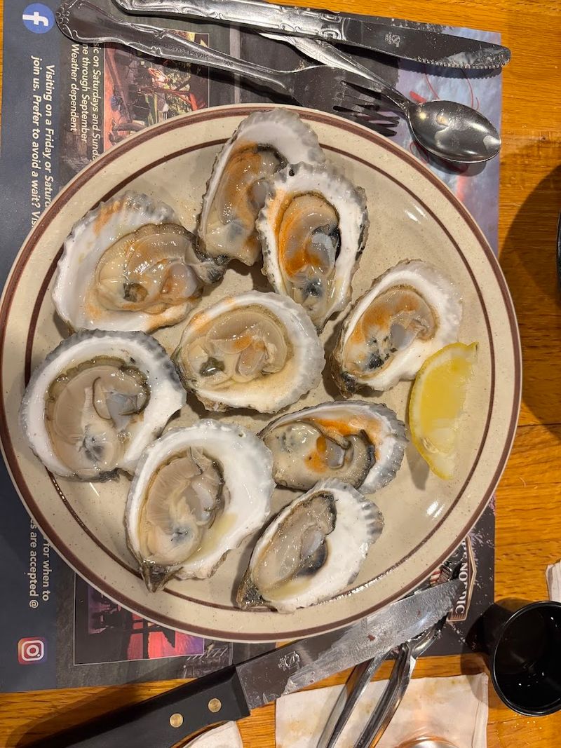 Raw Oysters And Clams On The Half Shell