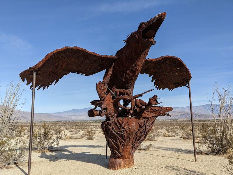 Desert Wildlife Rendered In Steel