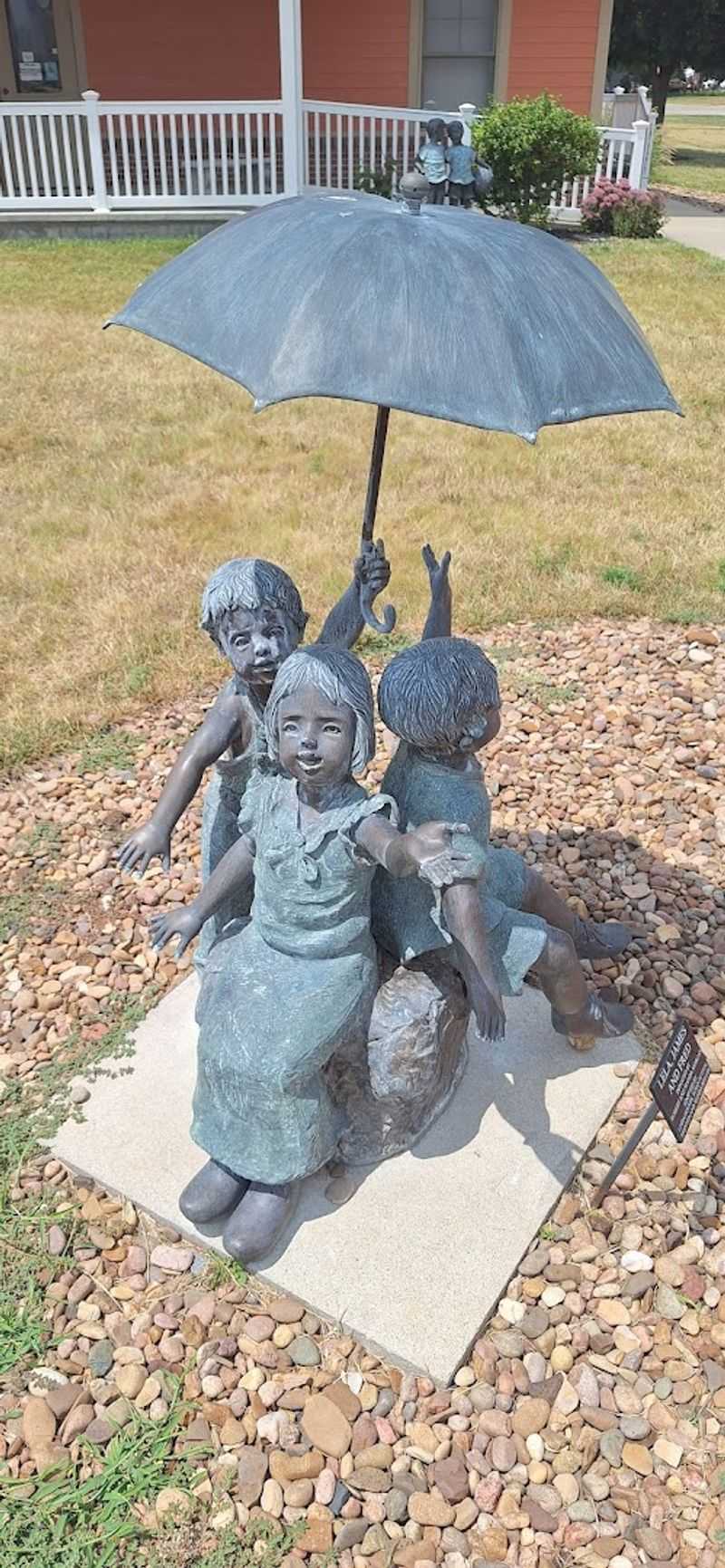 Statues Of Orphan Train Children Are Scattered Throughout Concordia