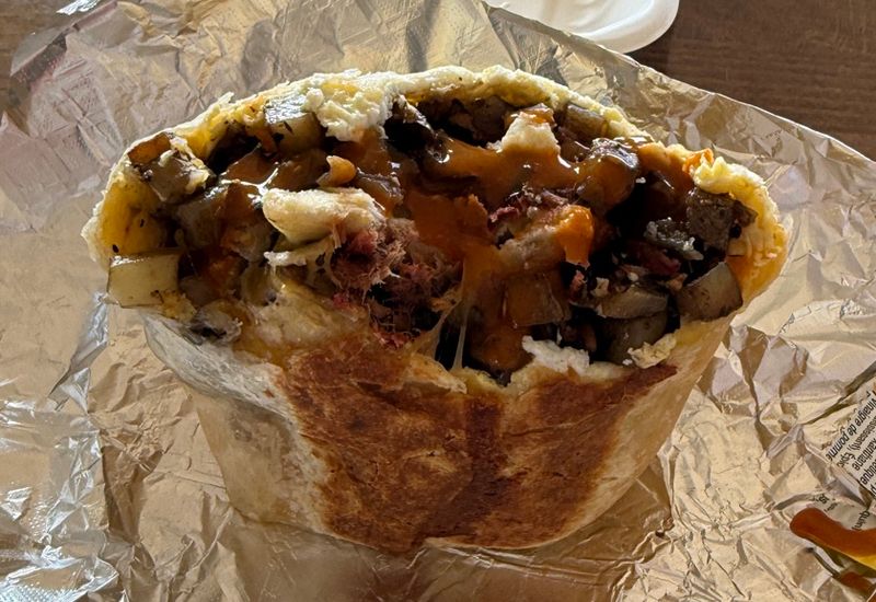 Breakfast Burritos Bigger Than You Can Imagine