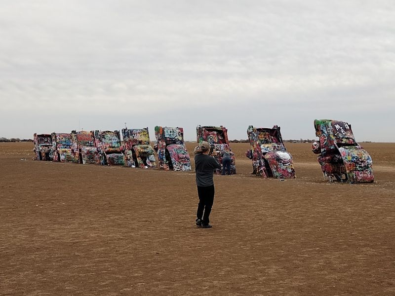 Ten Cadillacs and Fifty Years of Spray Paint
