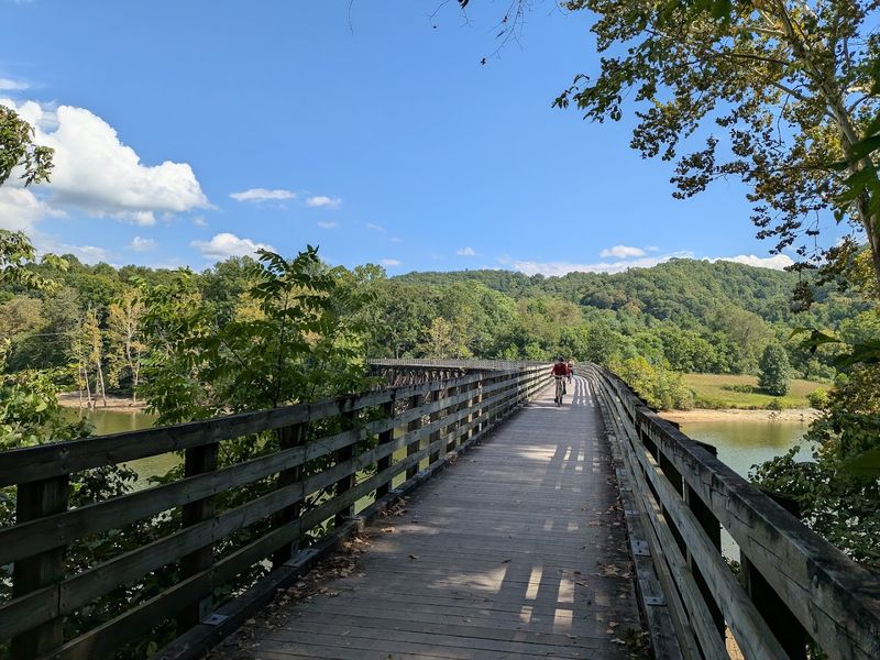A Railroad Reborn As A Recreation Trail