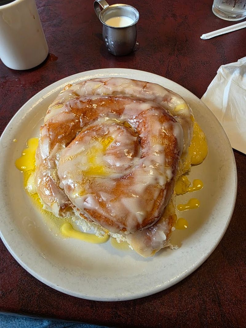 The Cinnamon Rolls Are Genuinely the Size Of A Dinner Plate