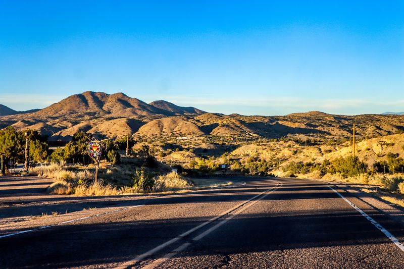 Desert Backroads With Cinematic Views