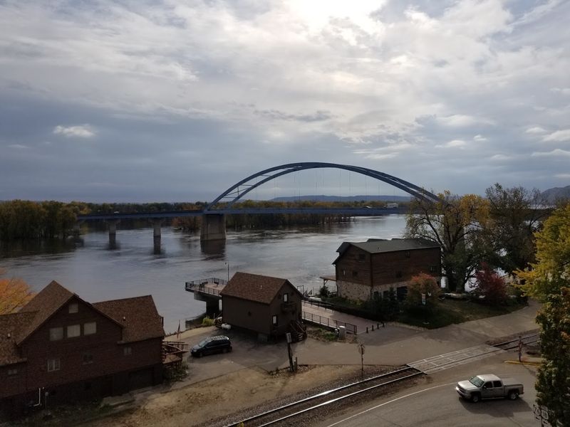 Riverfront walk and views