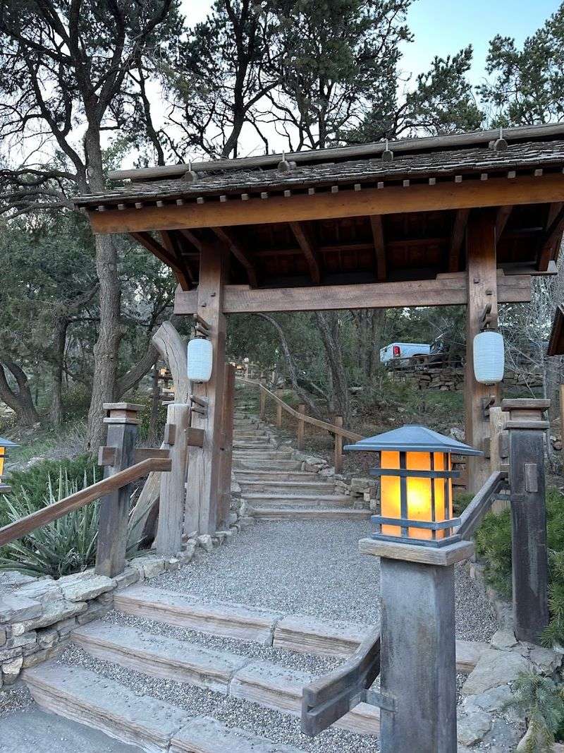 Lantern-Lit Paths Through The Pines