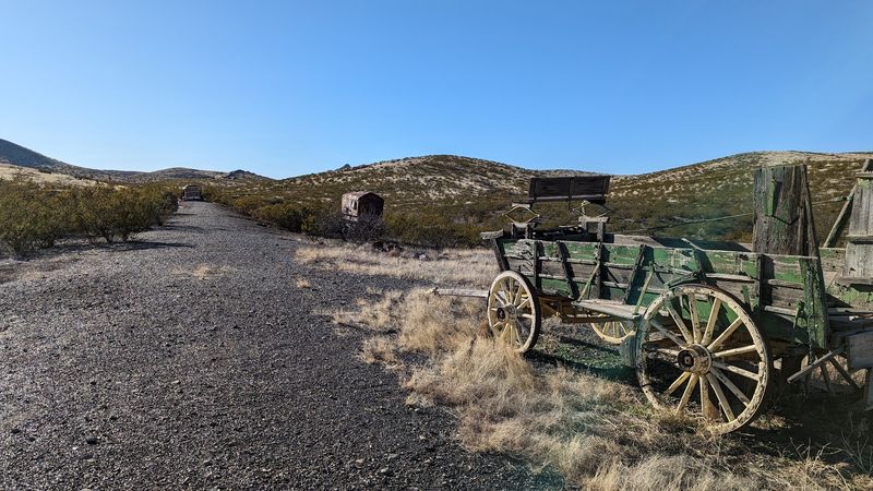 Weathered Streets And Desert Silence