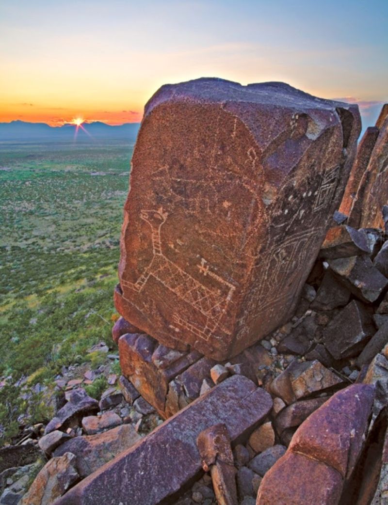 Desert Silence On Ancient Stone