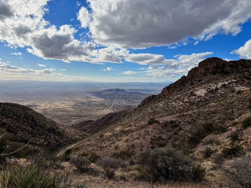 Desert Trails Beneath Rugged Peaks