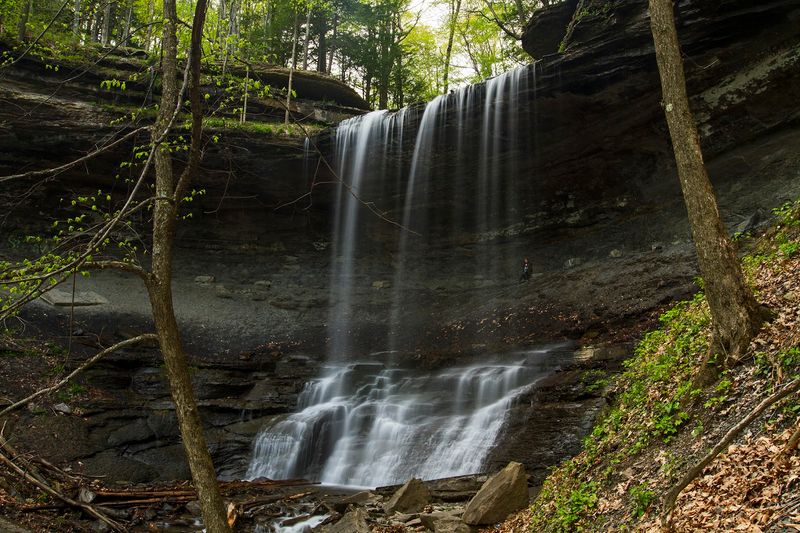 The Waterfall Up Close