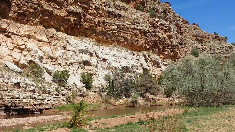 Sandstone Bluffs Above The River