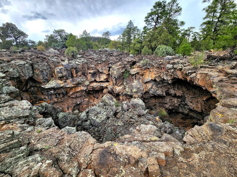 Ancient Lava Trails And Desert Stillness