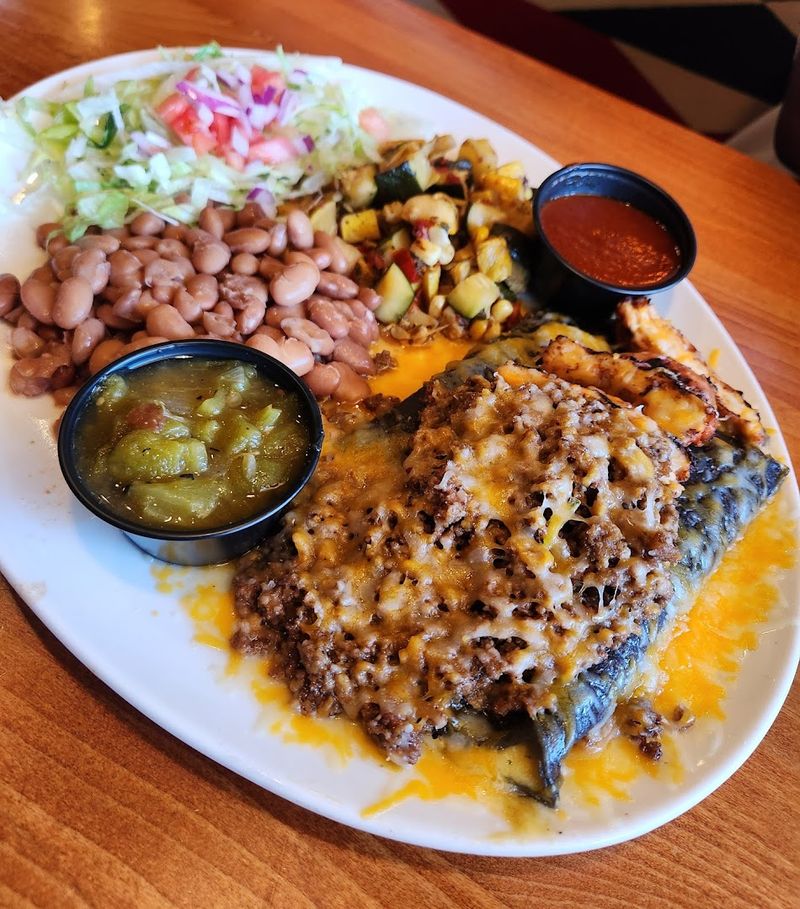 Blue Corn Enchiladas With Red Or Green Chile