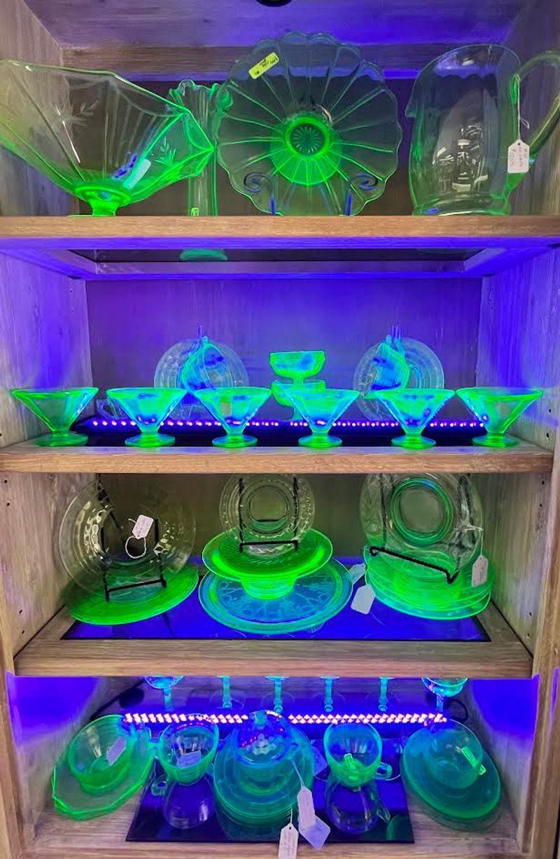 The Uranium Glass Collection That Stops People Cold
