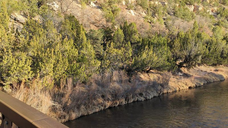 Riverside Calm Beneath High Bluffs