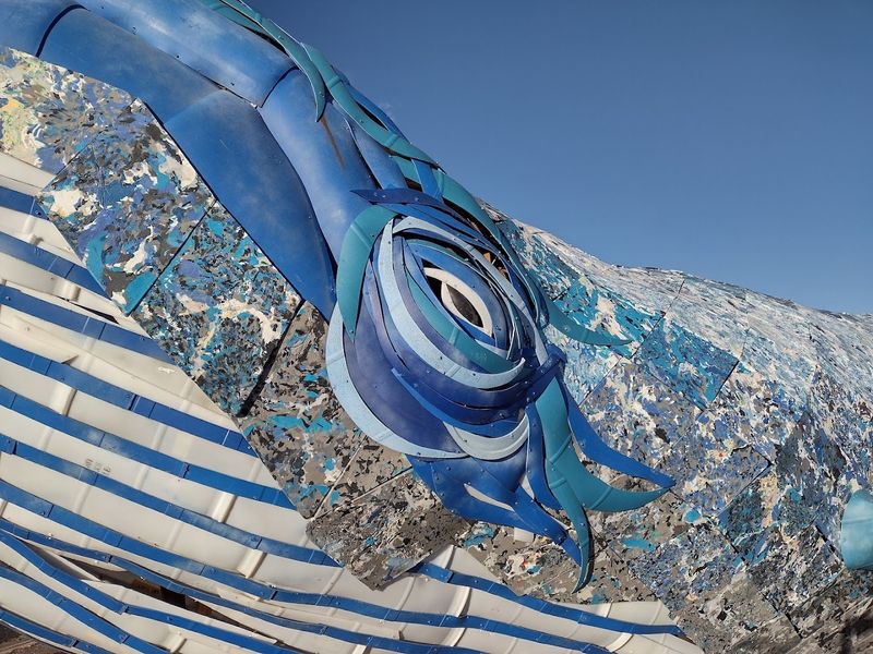 Recycled Plastic Turned Into Monumental Art