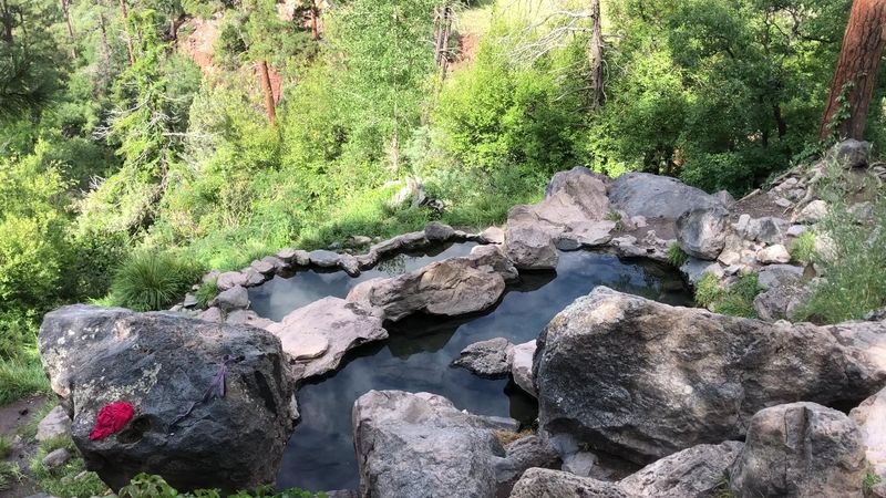 Natural Pools Above The Creek