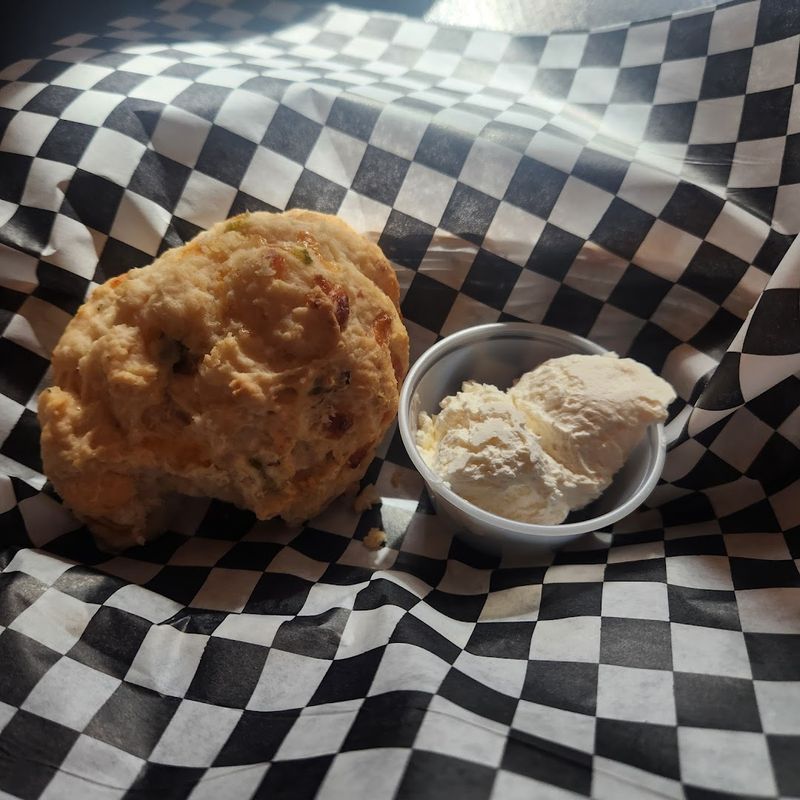 Green Chile Cheddar Biscuits With Real Pull
