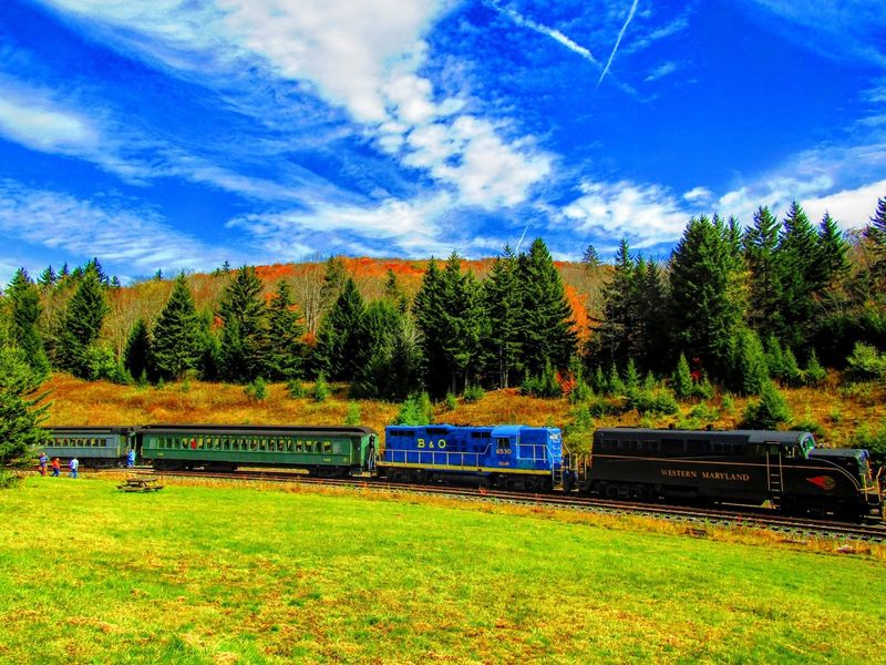 Riding The Rails Through Appalachian Scenery