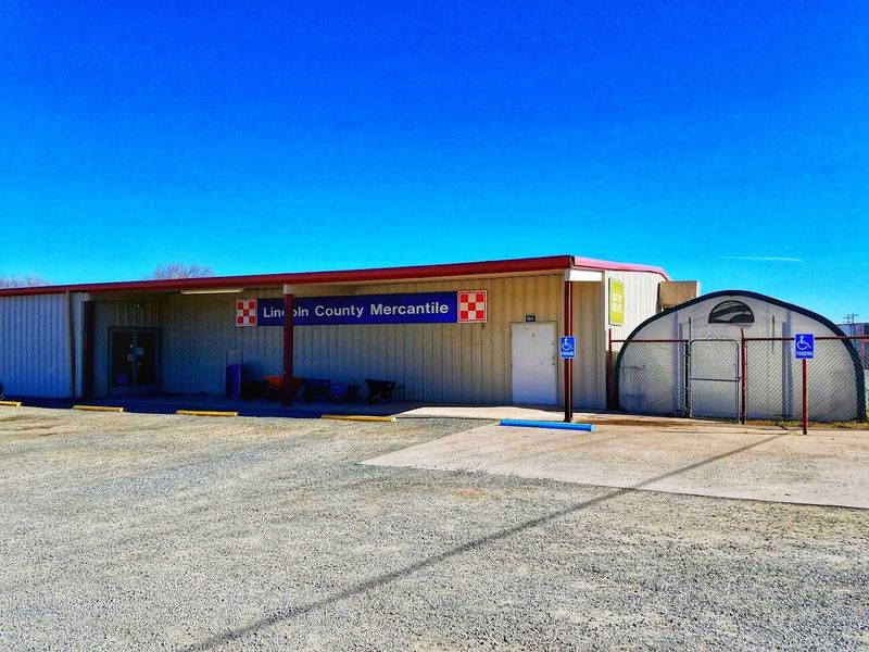 Old-School Storefronts In Desert Light